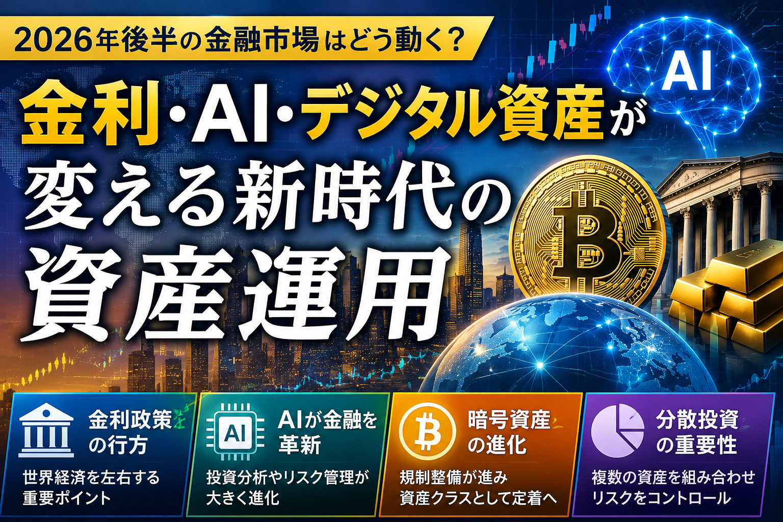 2026年後半の金融市場はどう動く？