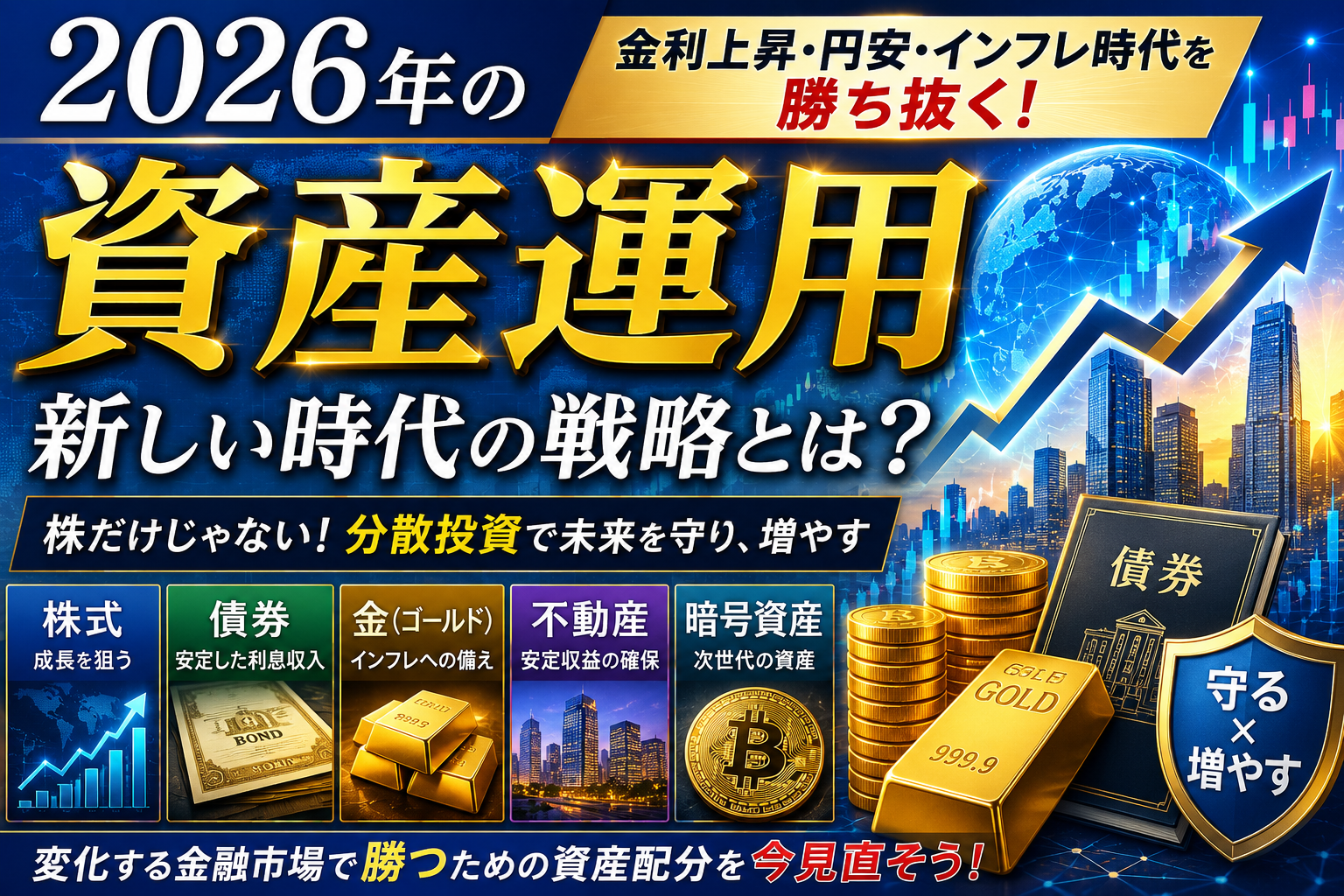 2026年、資産運用は「株だけ」では難しい？